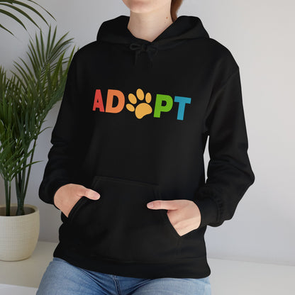 Adopt Rainbow | Hooded Sweatshirt - Detezi Designs-16631407721578312574