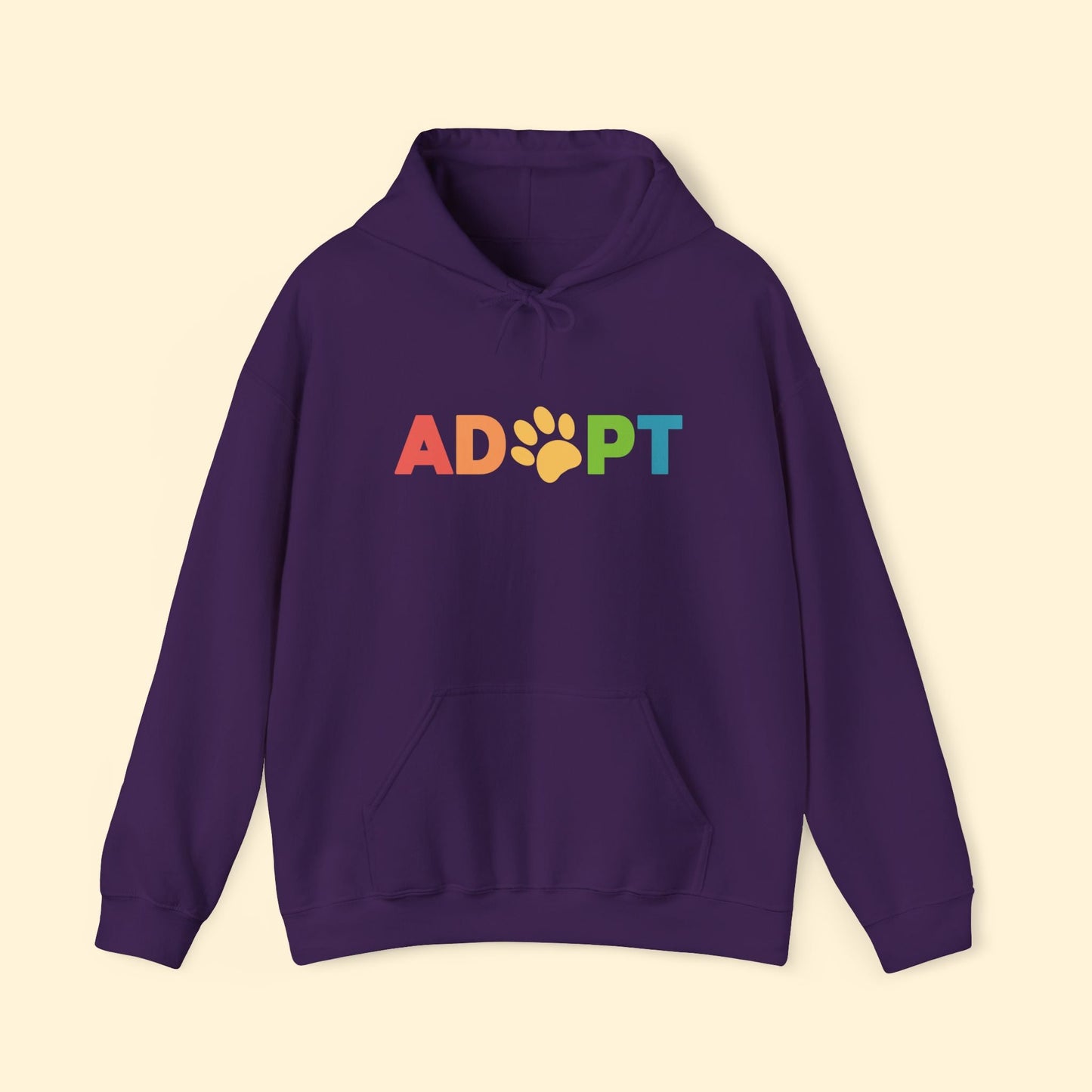 Adopt Rainbow | Hooded Sweatshirt - Detezi Designs - 18565198477024944296