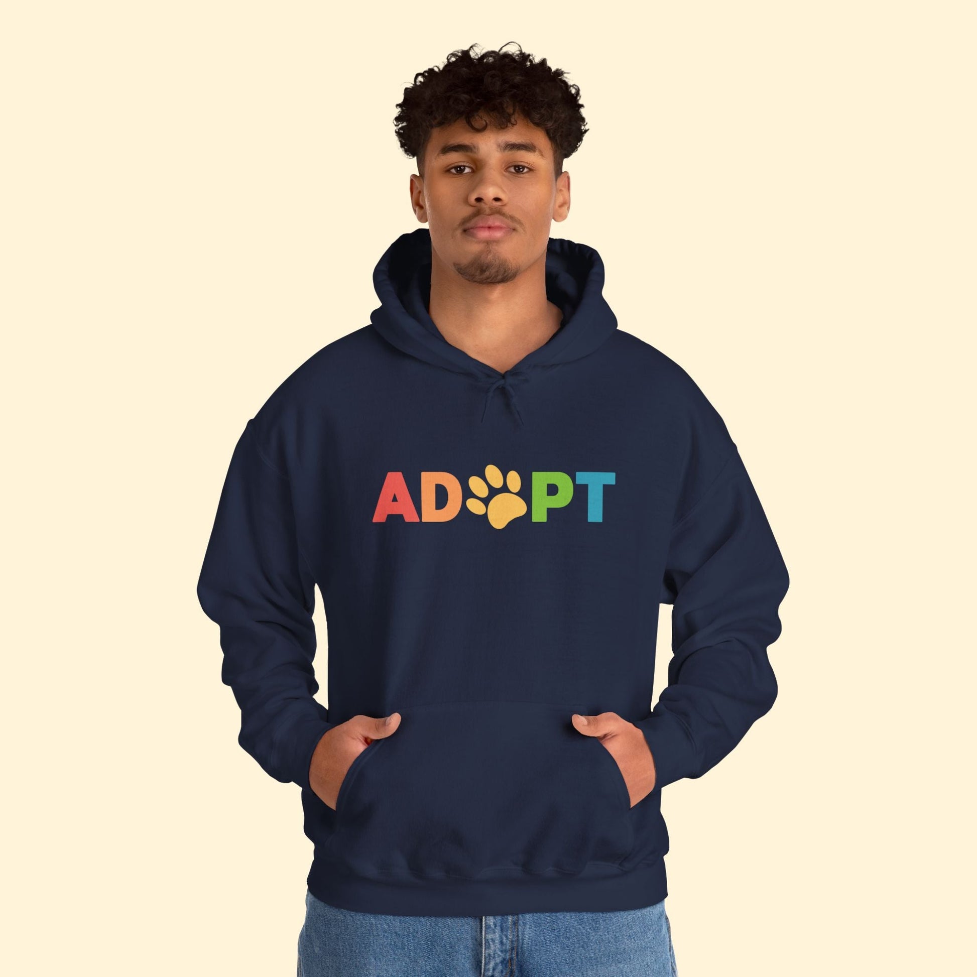 Adopt Rainbow | Hooded Sweatshirt - Detezi Designs - 18565198477024944296