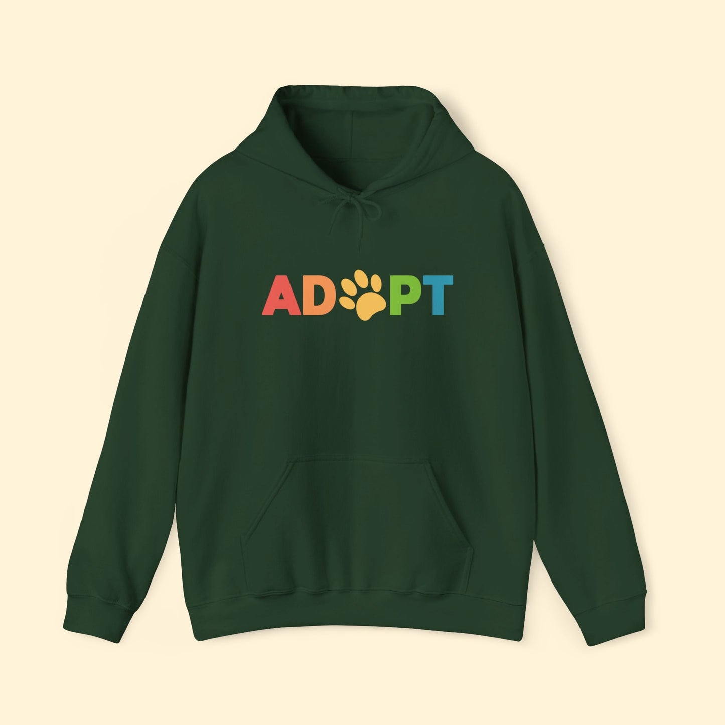 Adopt Rainbow | Hooded Sweatshirt - Detezi Designs - 55318462540128601887