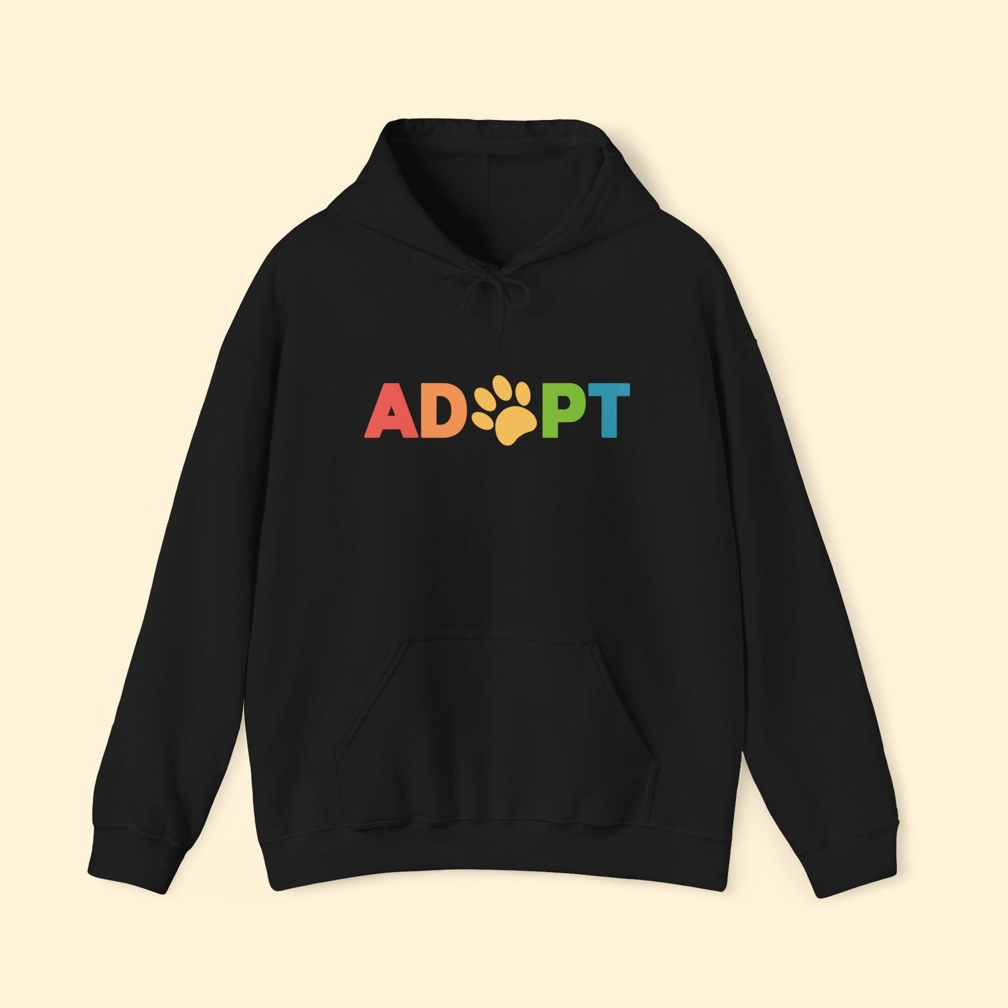 Adopt Rainbow | Hooded Sweatshirt - Detezi Designs - 92525392734487266357