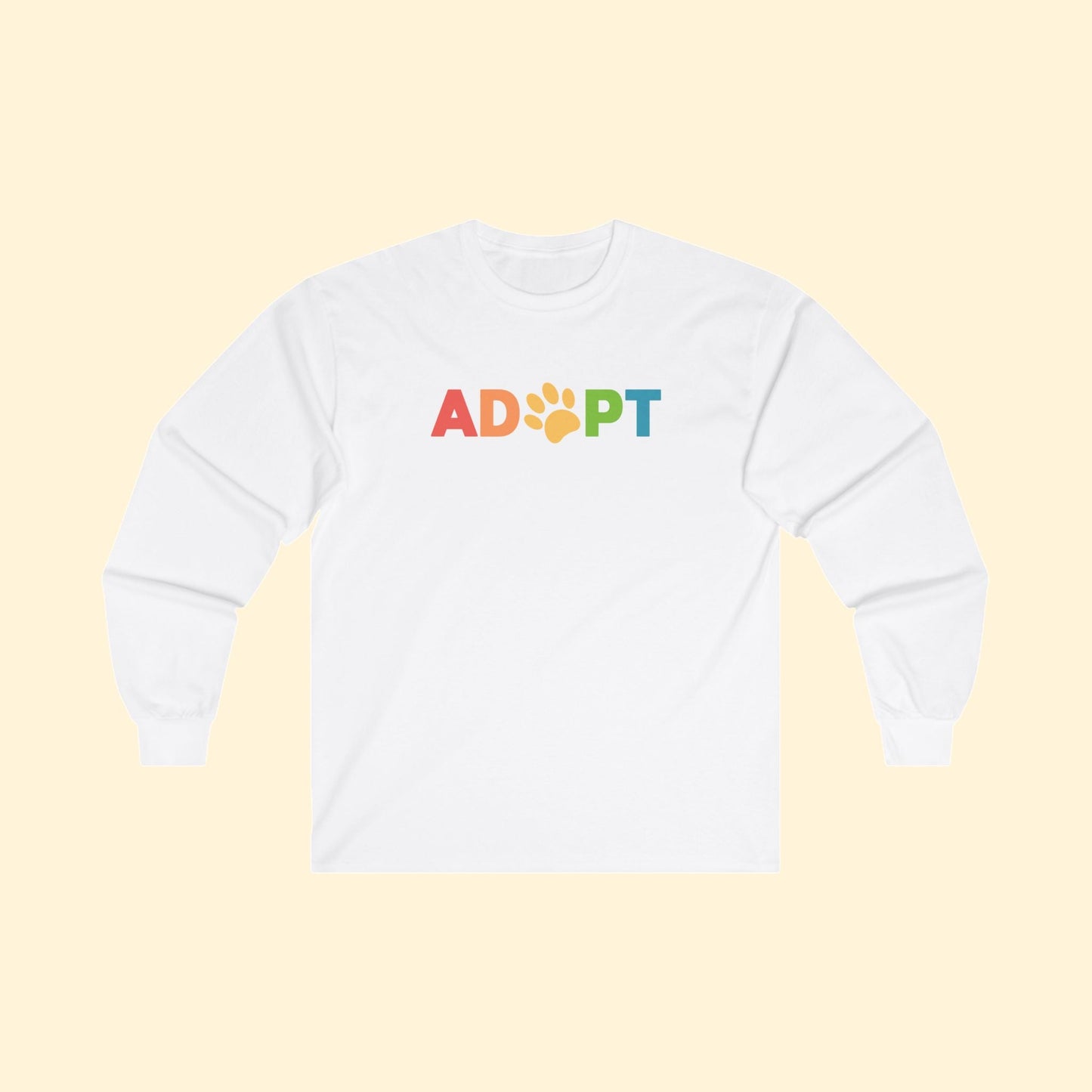 Adopt Rainbow | Long Sleeve Tee - Detezi Designs - 28977242657431156426