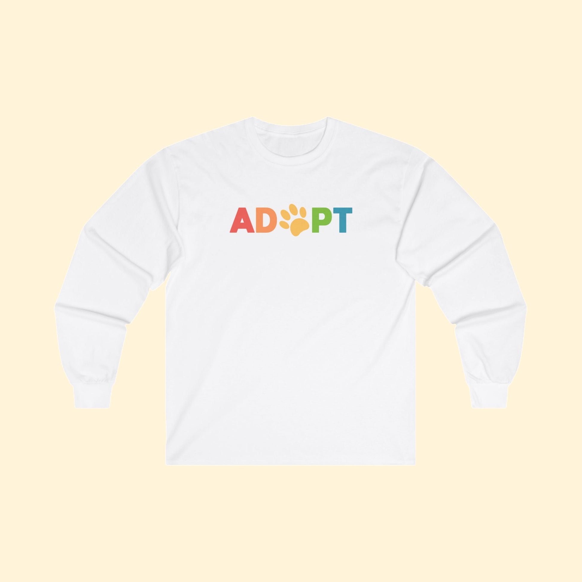 Adopt Rainbow | Long Sleeve Tee - Detezi Designs - 28977242657431156426