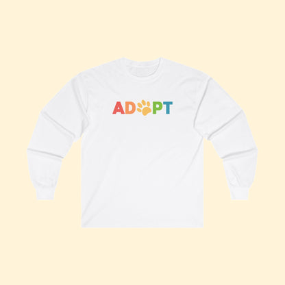 Adopt Rainbow | Long Sleeve Tee - Detezi Designs - 28977242657431156426
