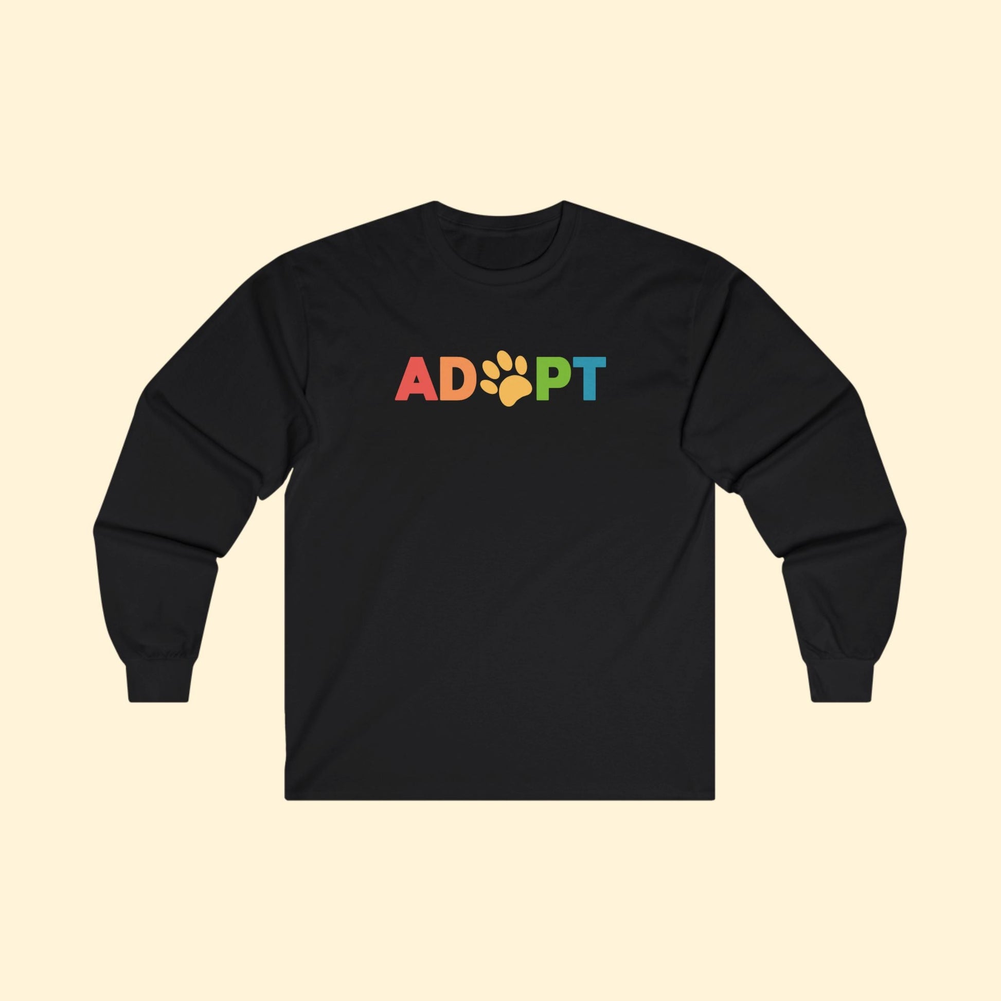 Adopt Rainbow | Long Sleeve Tee - Detezi Designs - 33054191007635881039