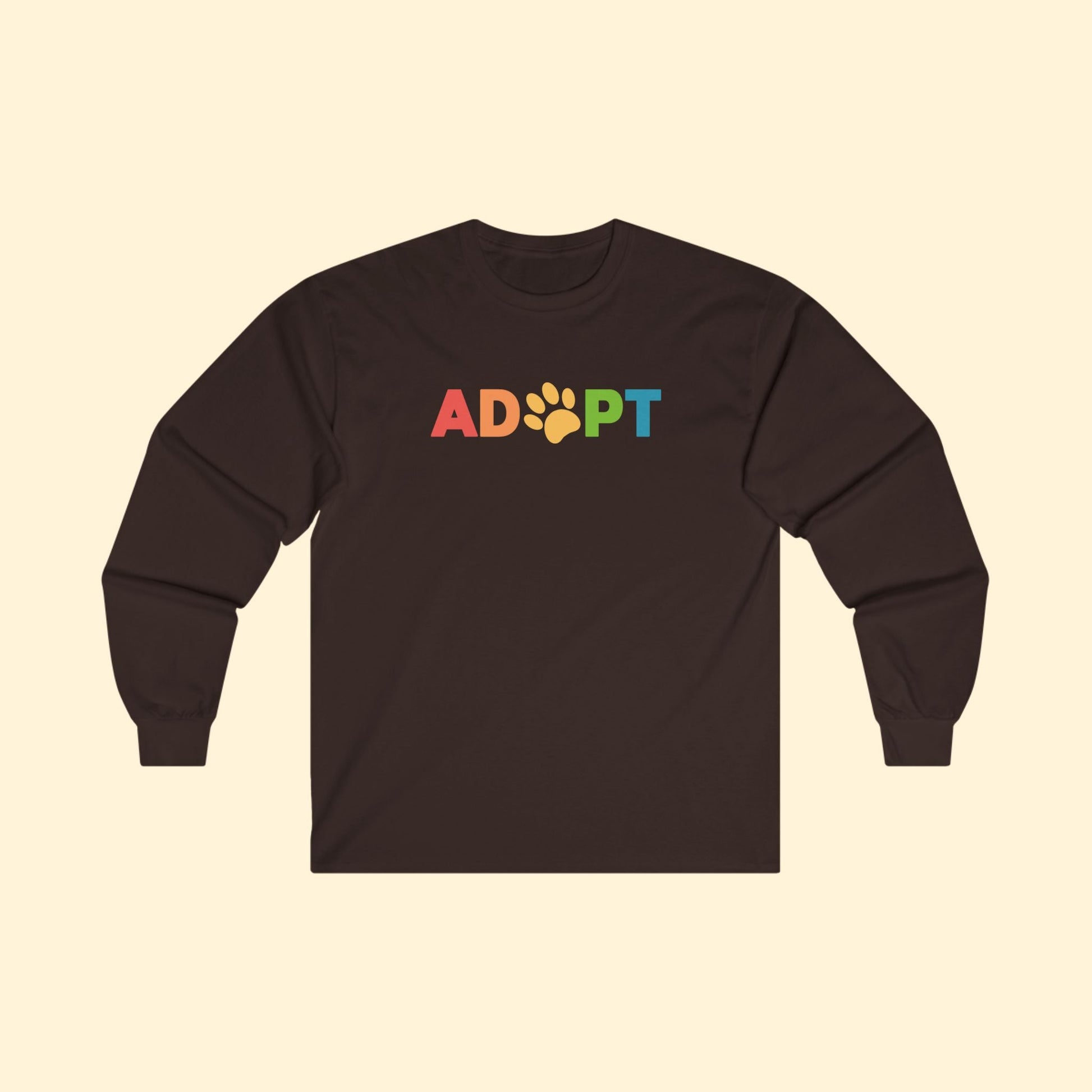 Adopt Rainbow | Long Sleeve Tee - Detezi Designs - 47668980996598875760