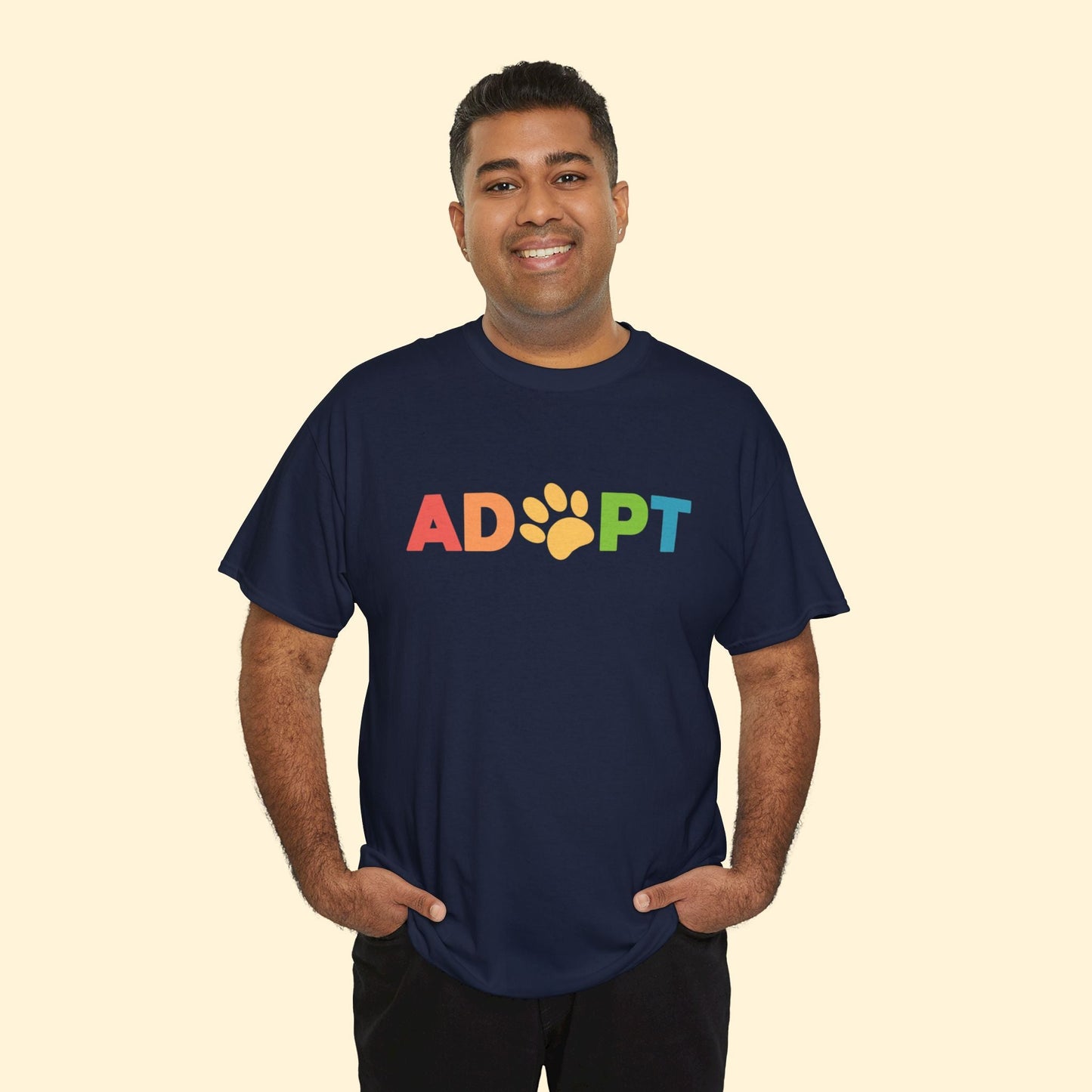 Adopt Rainbow | Text Tees - Detezi Designs - 78327672569438724711