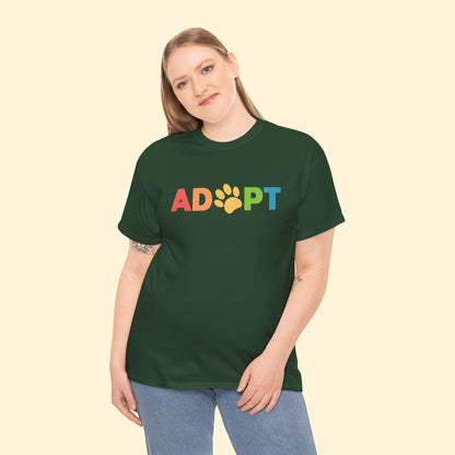 Adopt Rainbow | Text Tees - Detezi Designs - 78327672569438724711