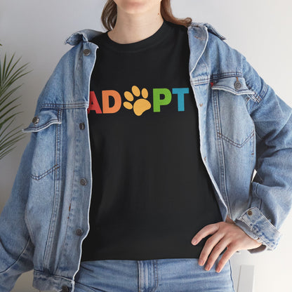 Adopt Rainbow | Text Tees - Detezi Designs - 78327672569438724711