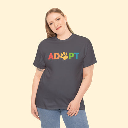 Adopt Rainbow | Text Tees - Detezi Designs - 78327672569438724711