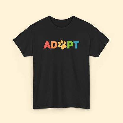 Adopt Rainbow | Unisex Crewneck Tee - Detezi Designs - 20432268766551217344