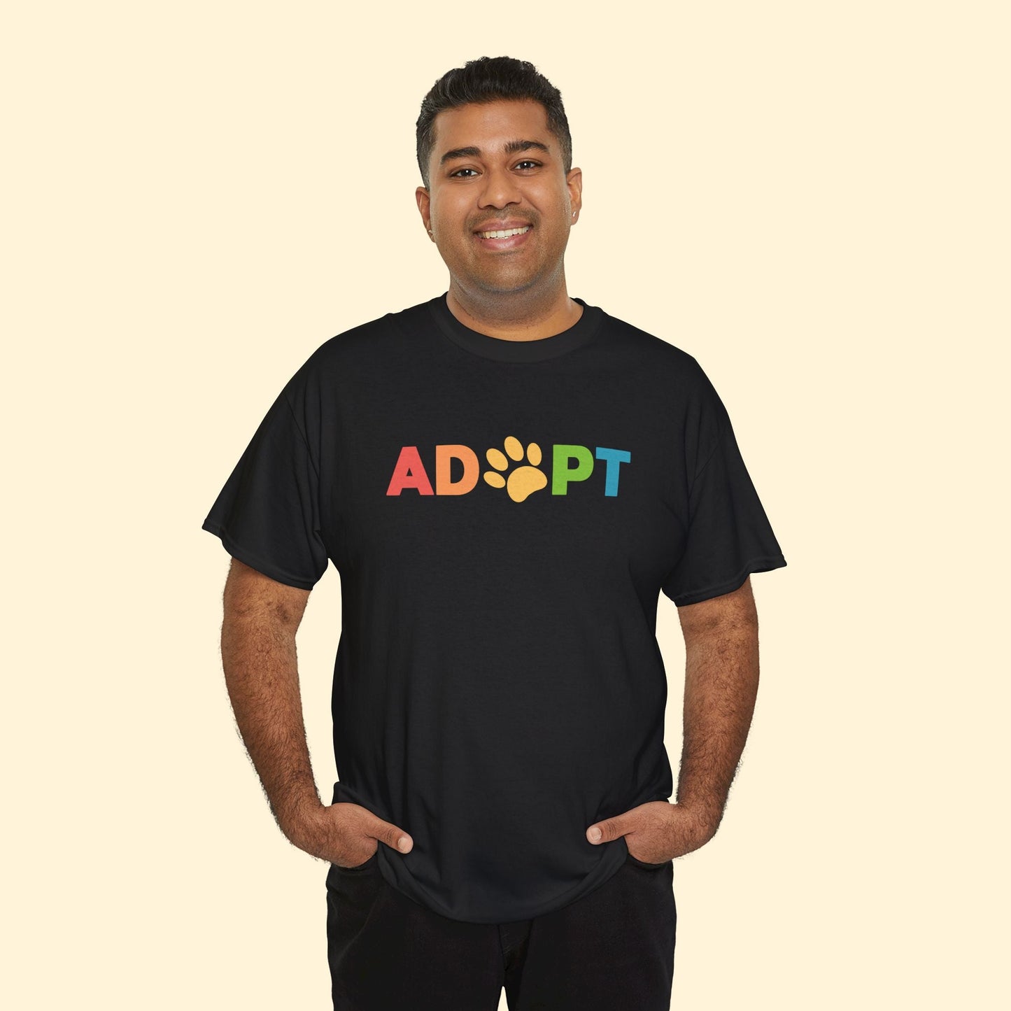 Adopt Rainbow | Unisex Crewneck Tee - Detezi Designs - 23650109343706986471