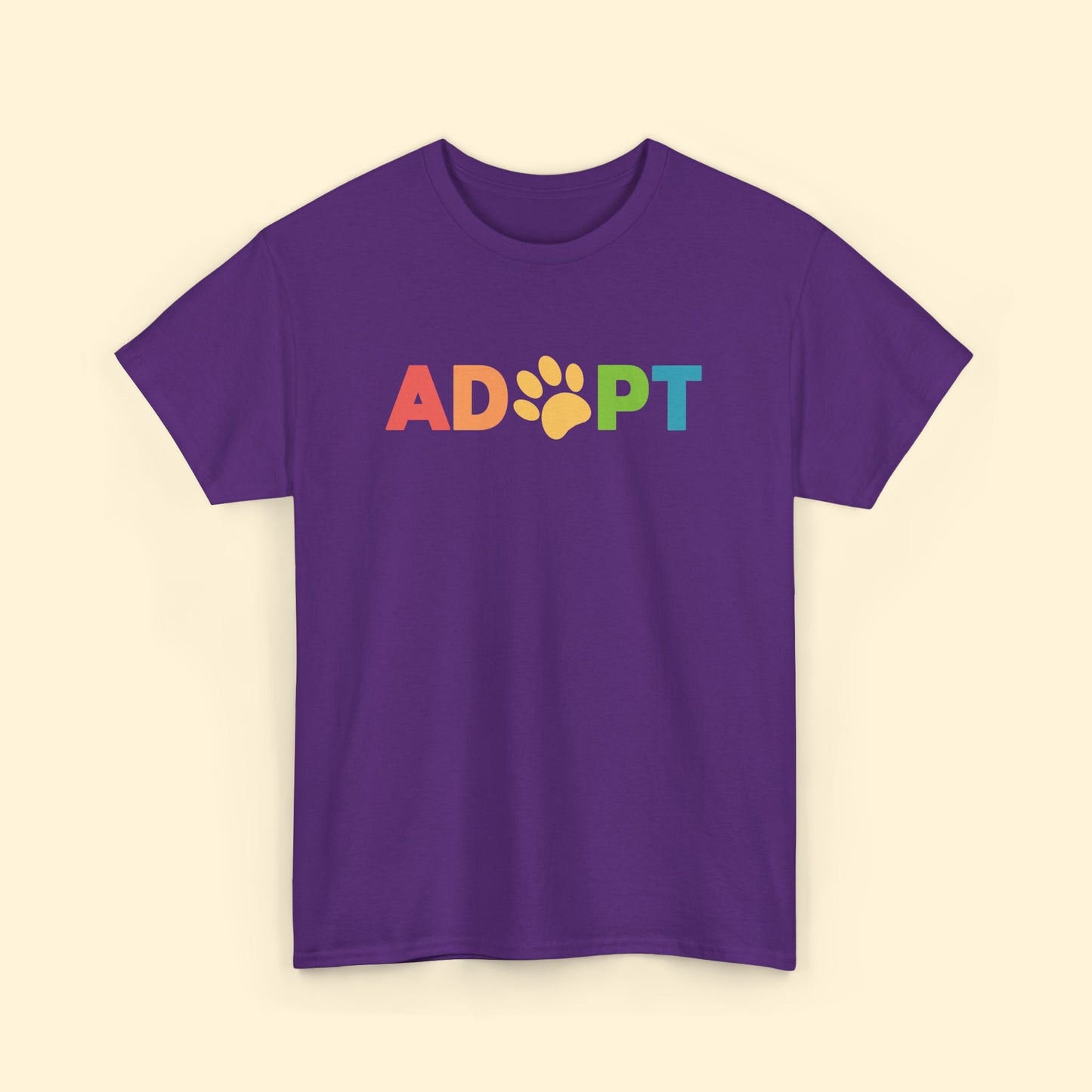 Adopt Rainbow | Unisex Crewneck Tee - Detezi Designs - 23650109343706986471
