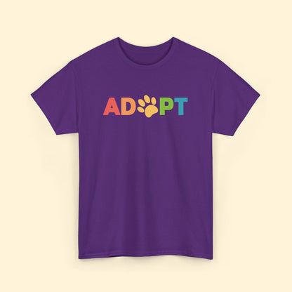 Adopt Rainbow | Unisex Crewneck Tee - Detezi Designs - 23650109343706986471