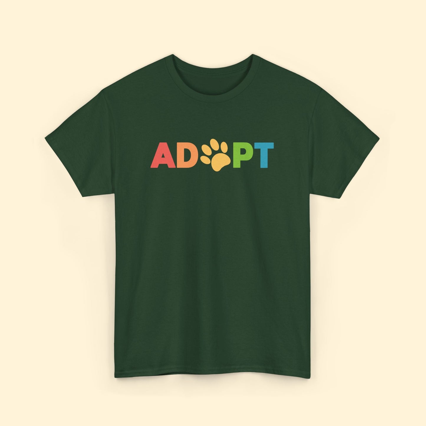 Adopt Rainbow | Unisex Crewneck Tee - Detezi Designs - 78327672569438724711