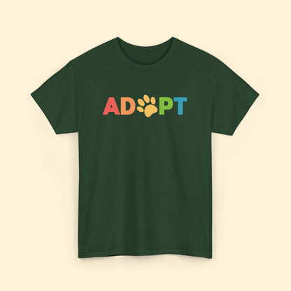 Adopt Rainbow | Unisex Crewneck Tee - Detezi Designs - 78327672569438724711