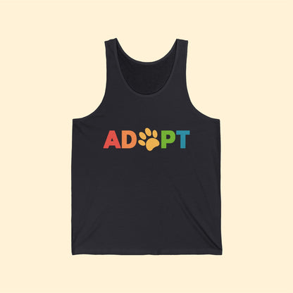 Adopt Rainbow | Unisex Jersey Tank - Detezi Designs-78016557571038628987