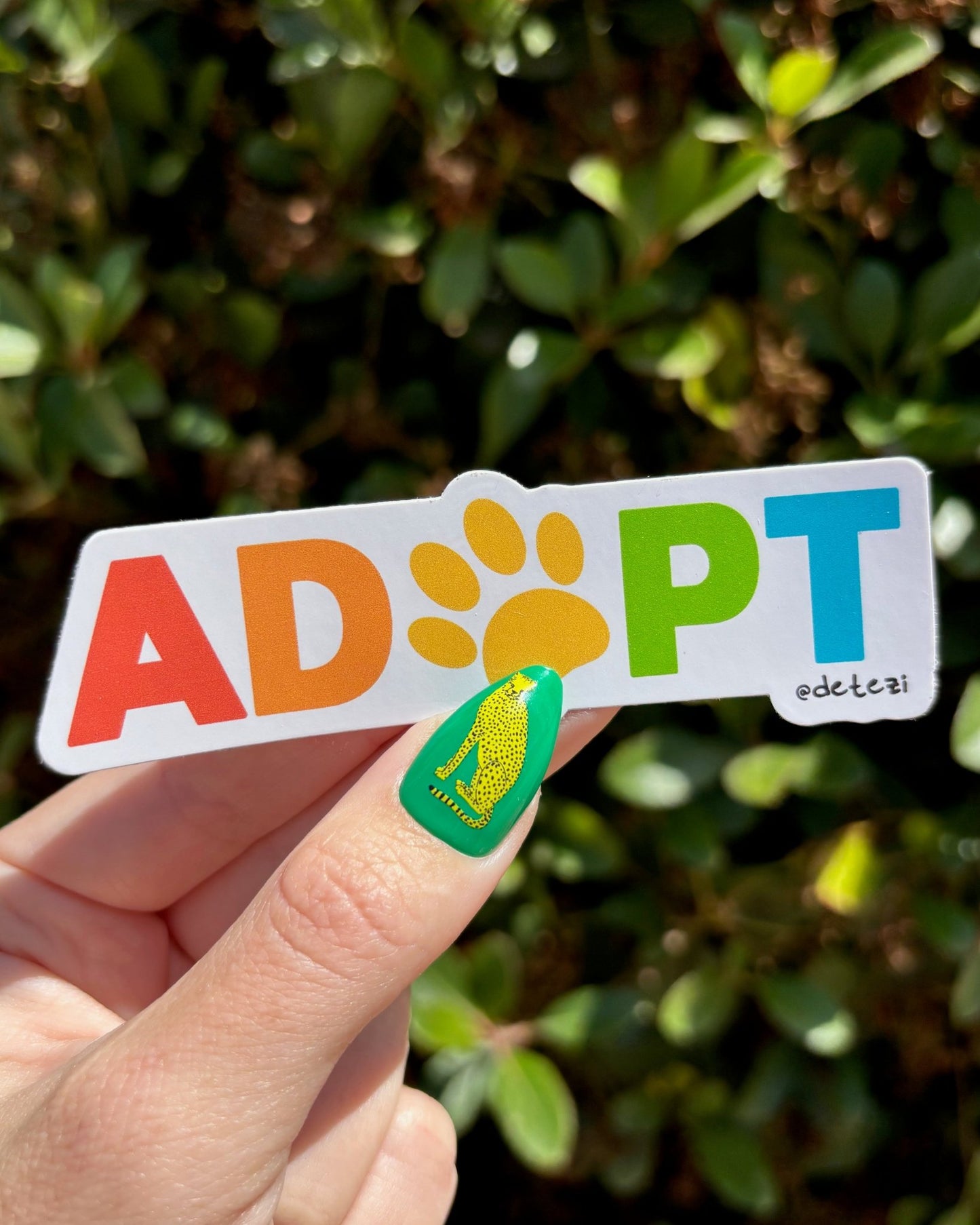 Adopt Rainbow | Vinyl Sticker - Detezi Designs - 