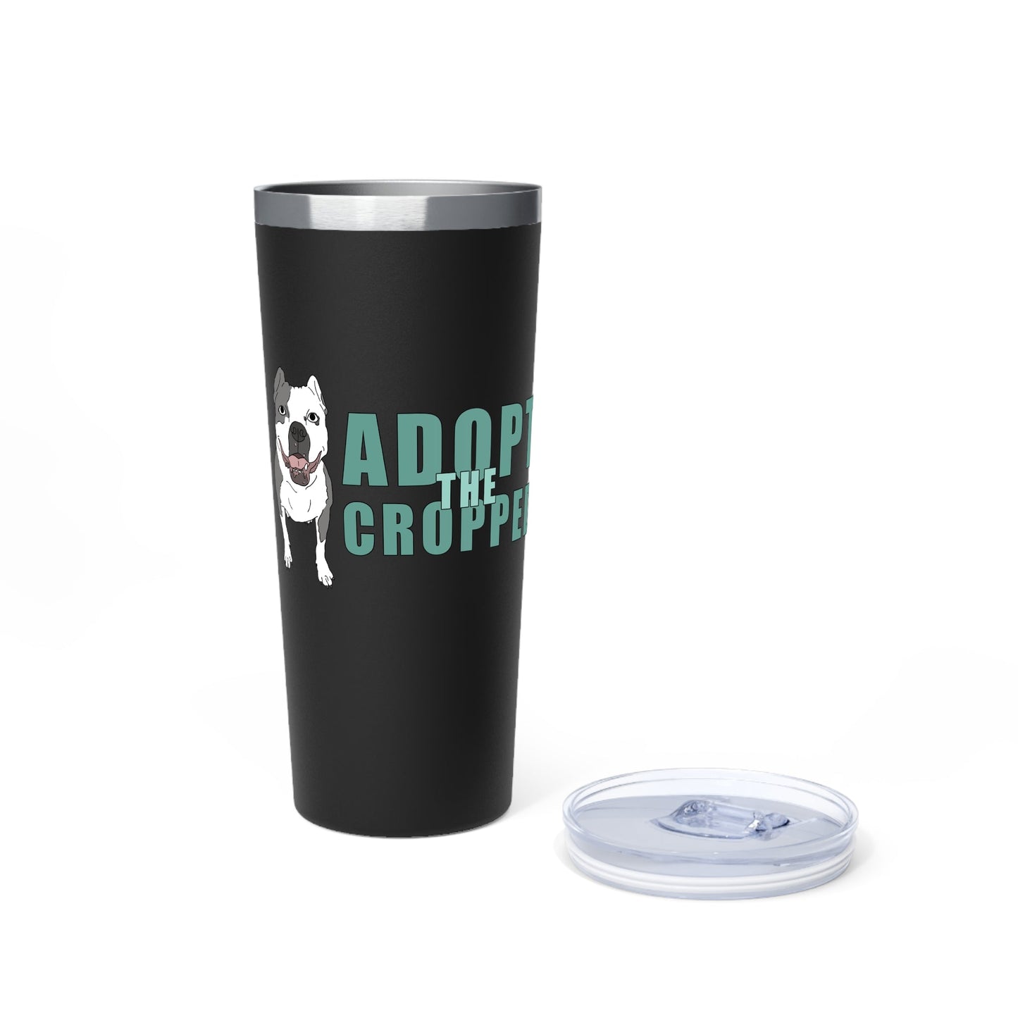 Adopt The Cropped | American Bully | Insulated Tumbler - Detezi Designs - 11121744558407876041