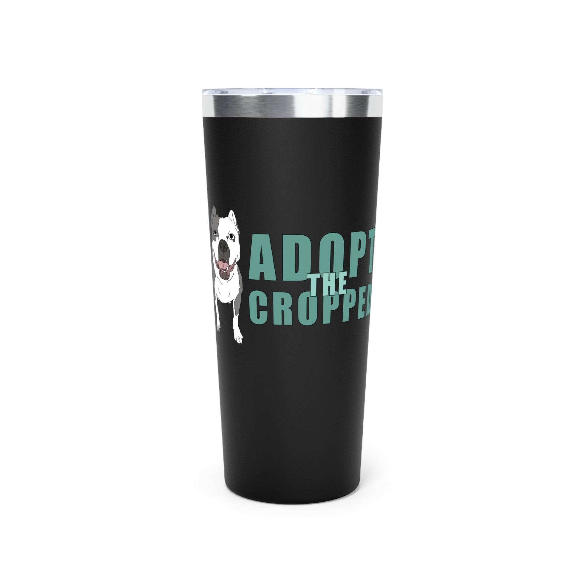 Adopt The Cropped | American Bully | Insulated Tumbler - Detezi Designs - 11121744558407876041