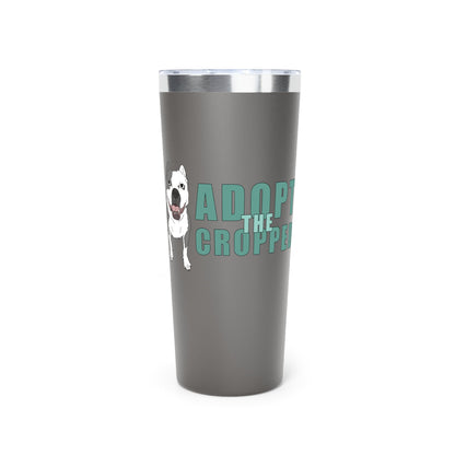 Adopt The Cropped | American Bully | Insulated Tumbler - Detezi Designs - 11121744558407876041