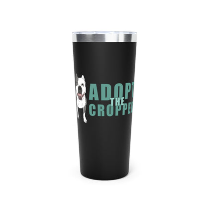 Adopt The Cropped | American Bully | Insulated Tumbler, 22oz - Detezi Designs - 11078764137131357107