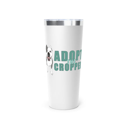 Adopt The Cropped | American Bully | Insulated Tumbler, 22oz - Detezi Designs - 24157196555557965183