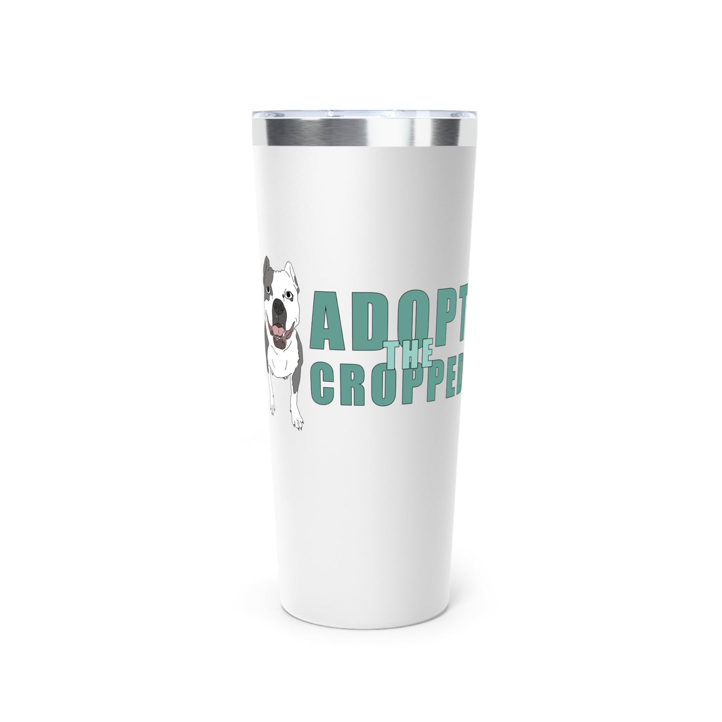 Adopt The Cropped | American Bully | Insulated Tumbler - Detezi Designs - 24157196555557965183
