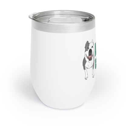 Adopt The Cropped | American Bully | Wine Tumbler - Detezi Designs - 93770670211229704814