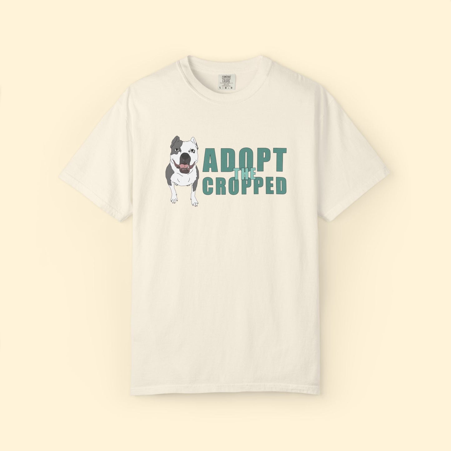 Adopt The Cropped | Comfort Colors Unisex T-shirt - Detezi Designs - 23387192695080557810