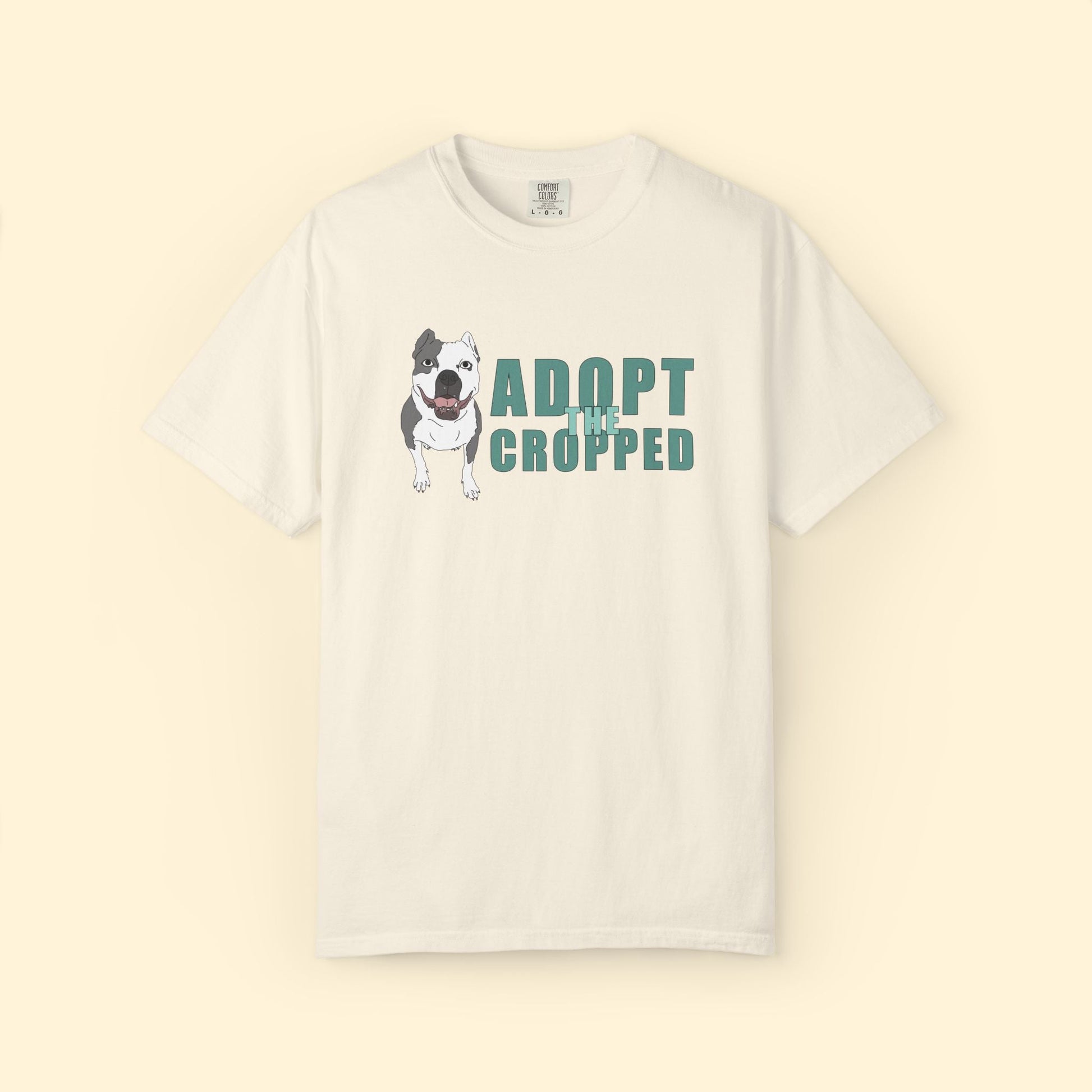 Adopt The Cropped | Comfort Colors Unisex T-shirt - Detezi Designs - 23387192695080557810