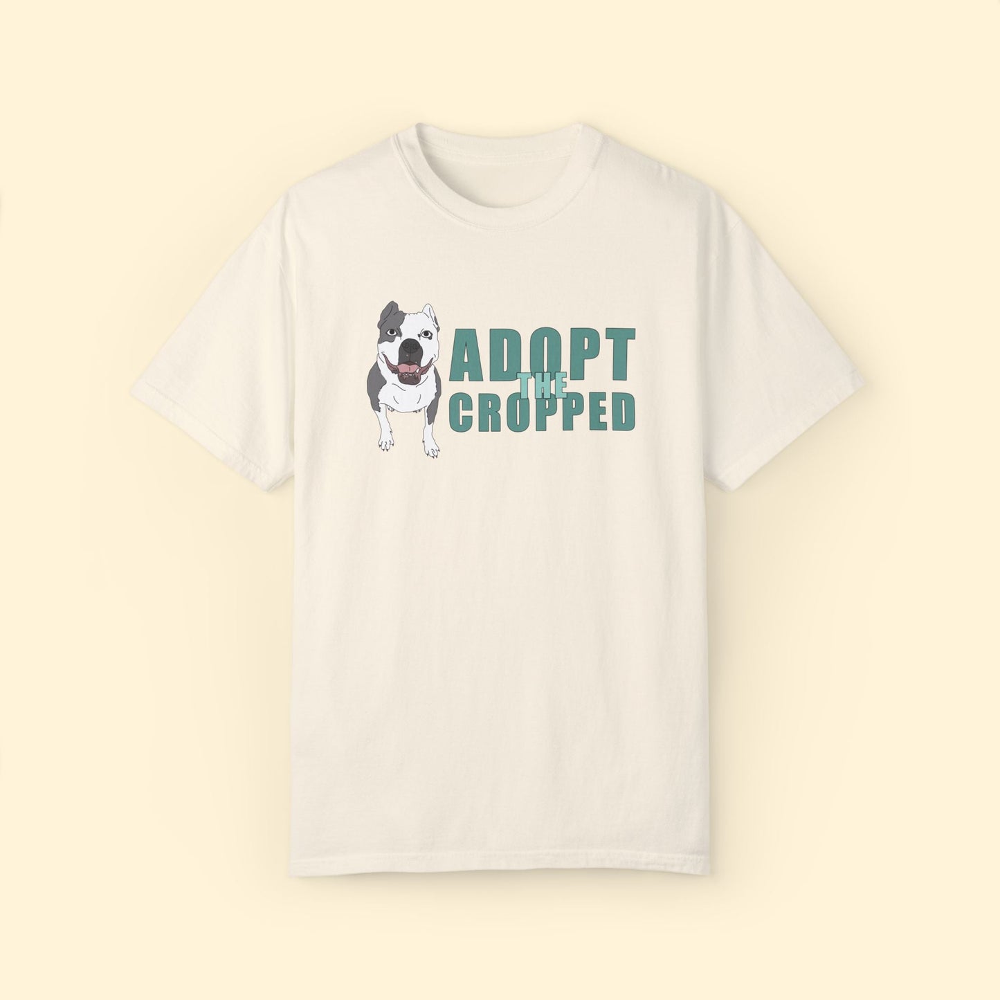 Adopt The Cropped | Comfort Colors Unisex T-shirt - Detezi Designs - 23387192695080557810