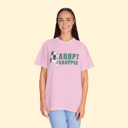 Adopt The Cropped | Comfort Colors Unisex T-shirt - Detezi Designs - 32298109870927292791