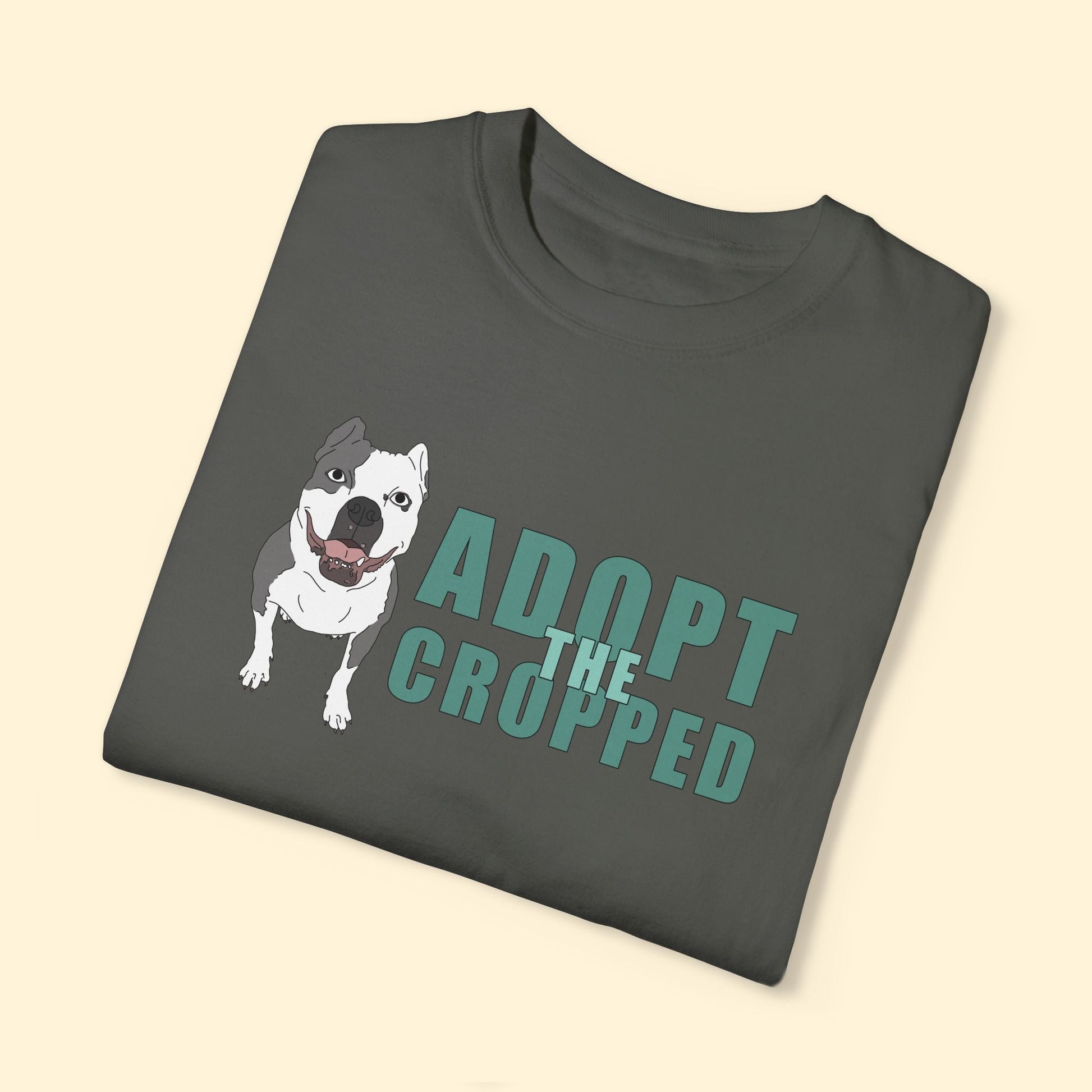 Adopt The Cropped | Comfort Colors Unisex T-shirt - Detezi Designs - 89923770618527171602