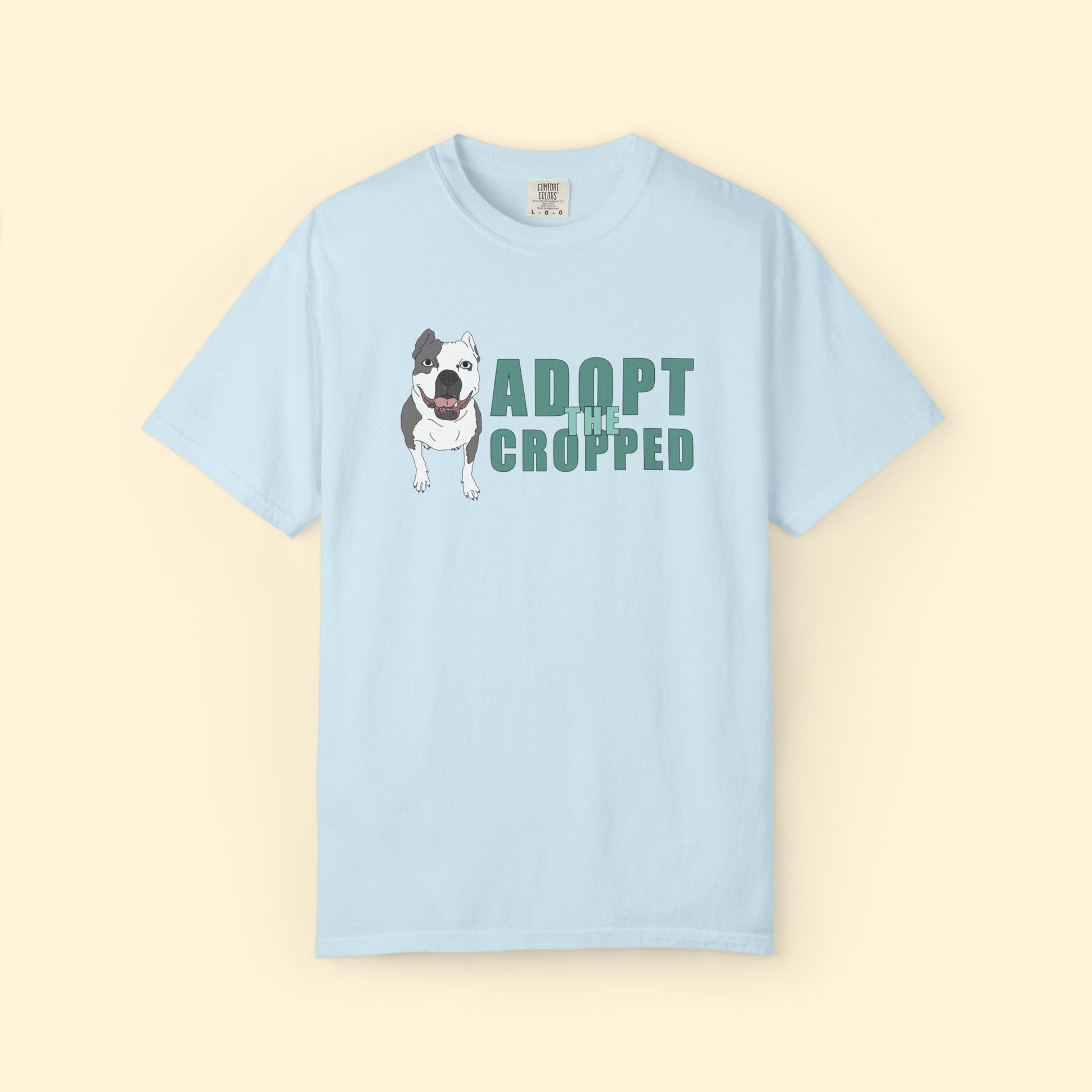 Adopt The Cropped | Comfort Colors Unisex T-shirt - Detezi Designs - 89923770618527171602