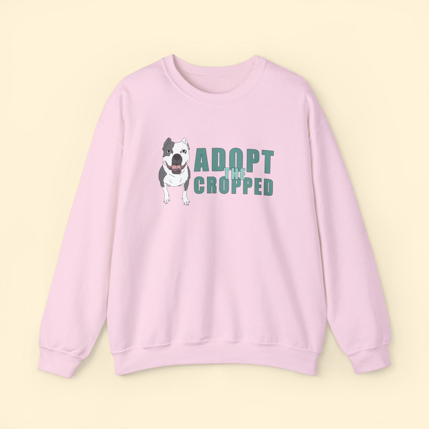 Adopt The Cropped | Crewneck Sweatshirt - Detezi Designs - 26356949494697542969