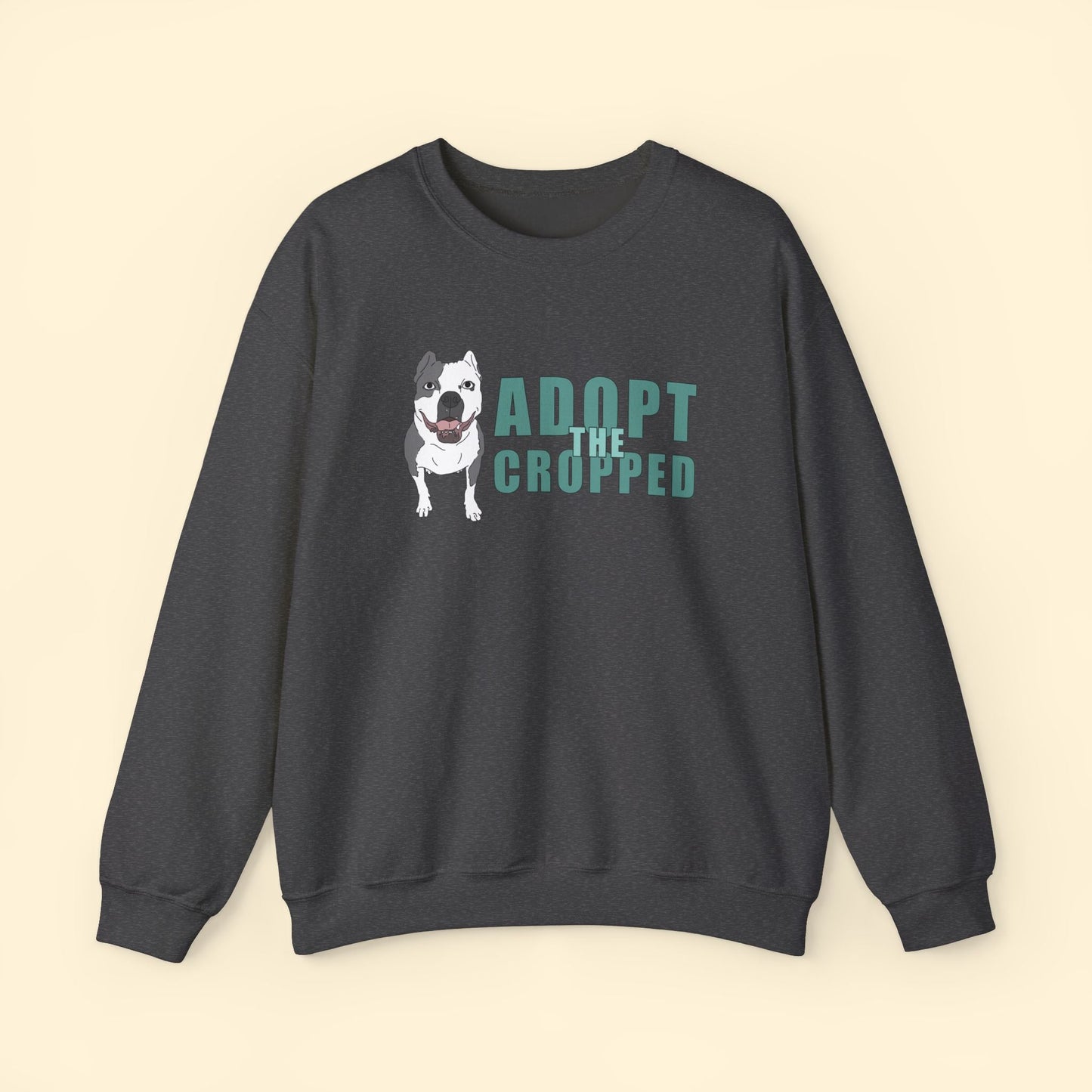 Adopt The Cropped | Crewneck Sweatshirt - Detezi Designs - 71821789742001200024