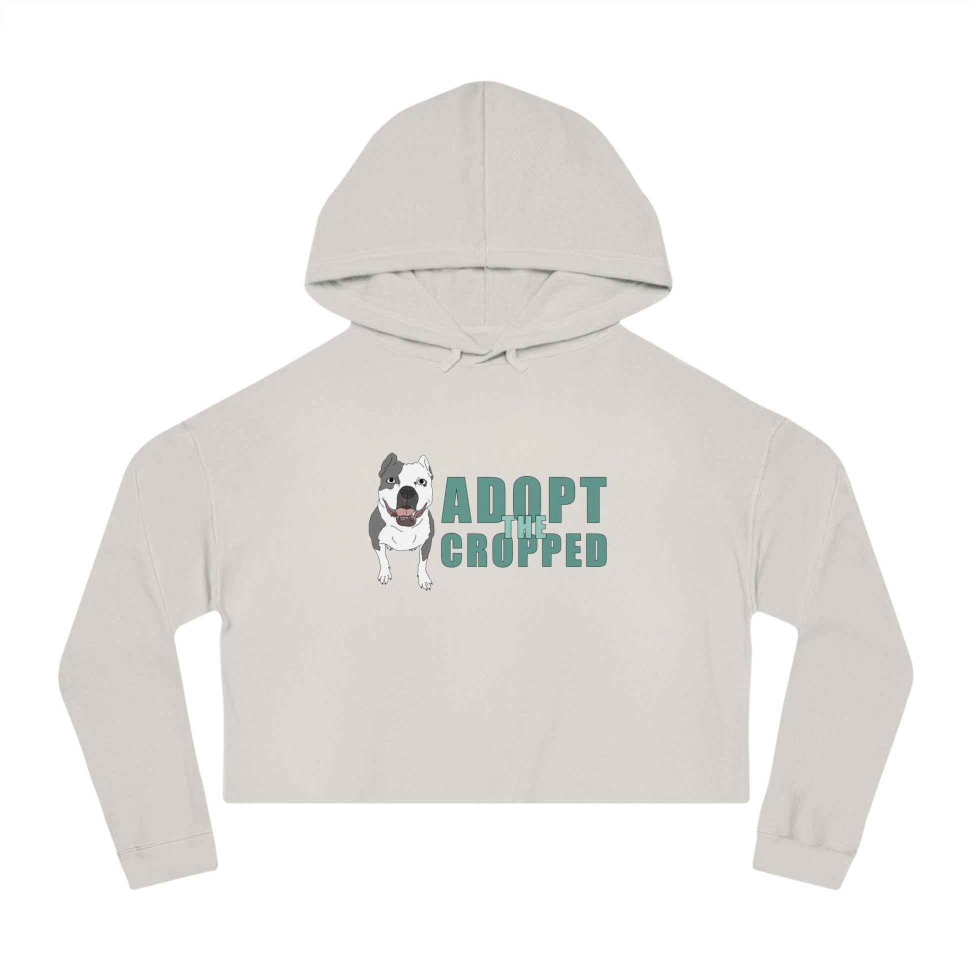 Adopt The Cropped | Cropped Hooded Sweatshirt - Detezi Designs - 10651384421686756639