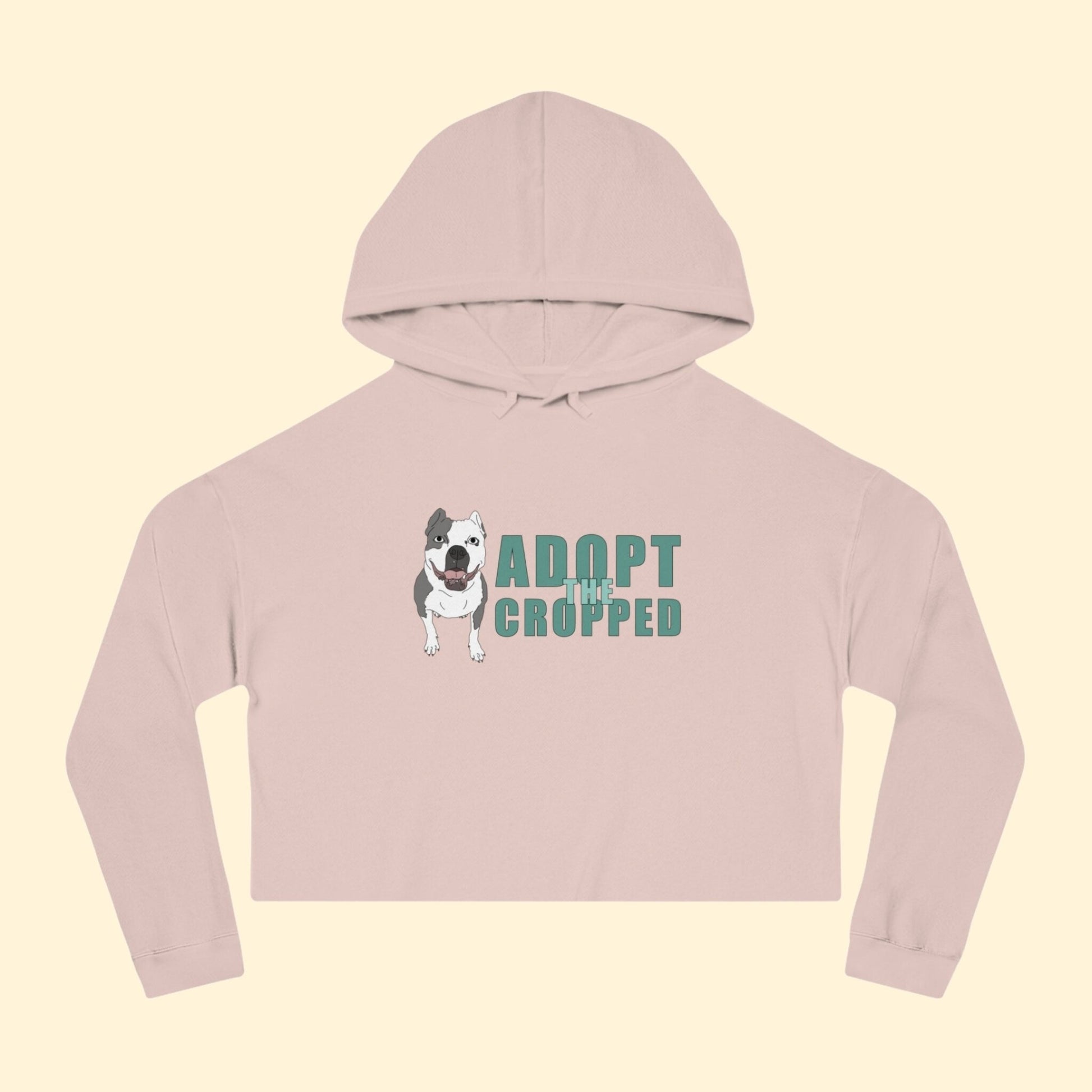 Adopt The Cropped | Cropped Hooded Sweatshirt - Detezi Designs - 15634952474721160220