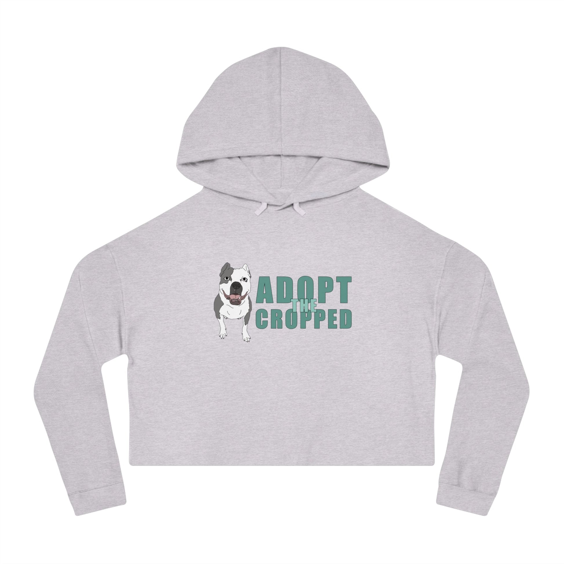 Adopt The Cropped | Cropped Hooded Sweatshirt - Detezi Designs - 18263889254789243460