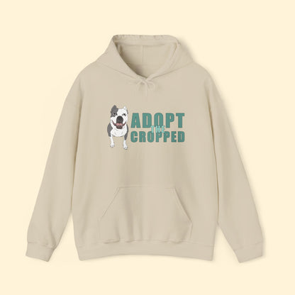 Adopt The Cropped | Hooded Sweatshirt - Detezi Designs - 12908954986432177498