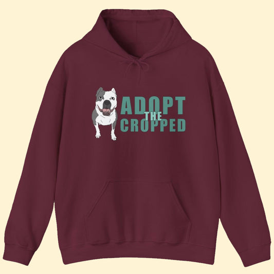 Adopt The Cropped | Hooded Sweatshirt - Detezi Designs-13605035133391120897