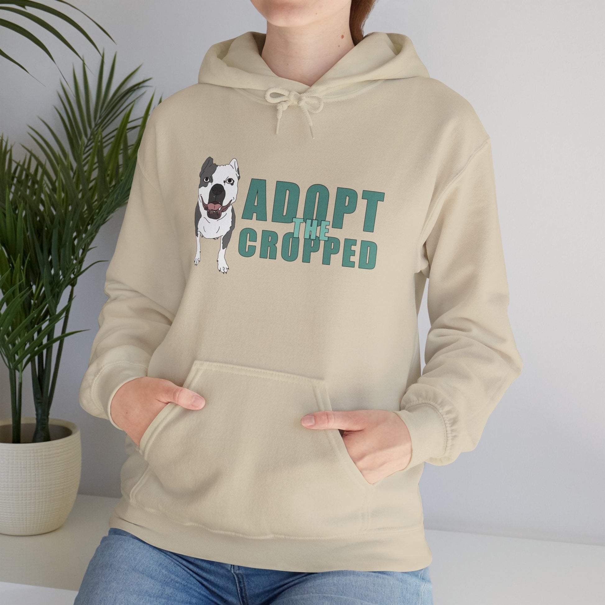 Adopt The Cropped | Hooded Sweatshirt - Detezi Designs - 14489255193344242827