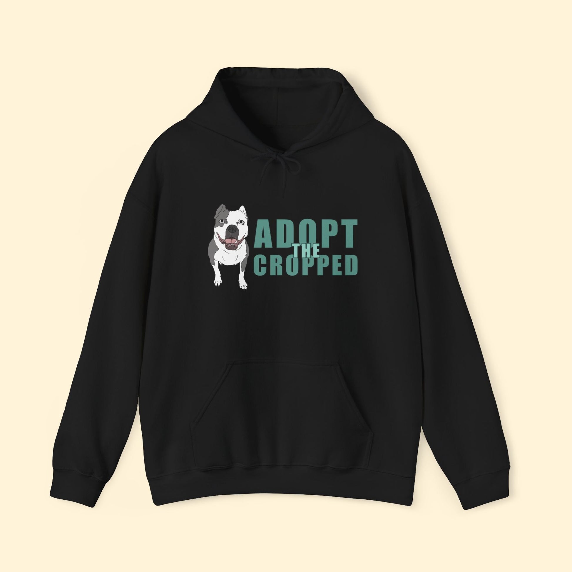 Adopt The Cropped | Hooded Sweatshirt - Detezi Designs - 18824117463734596242