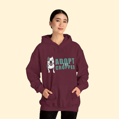 Adopt The Cropped | Hooded Sweatshirt - Detezi Designs - 31851723177789187741