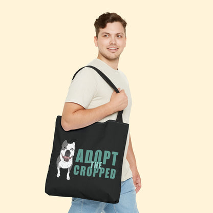 Adopt The Cropped | Tote Bag - Detezi Designs - 26162954907853897961