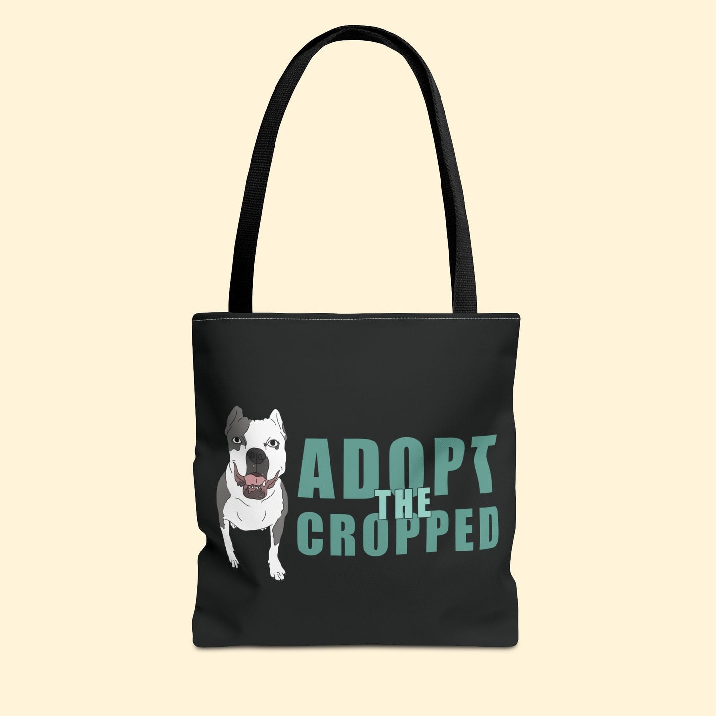 Adopt The Cropped | Tote Bag - Detezi Designs - 26162954907853897961