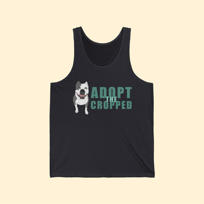 Adopt The Cropped | Unisex Jersey Tank - Detezi Designs-14690090982579268401