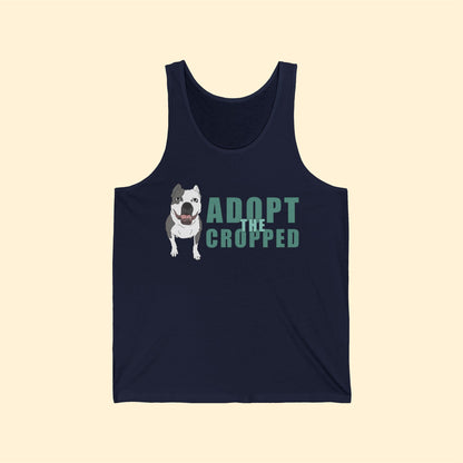 Adopt The Cropped | Unisex Jersey Tank - Detezi Designs-18141233387626258299