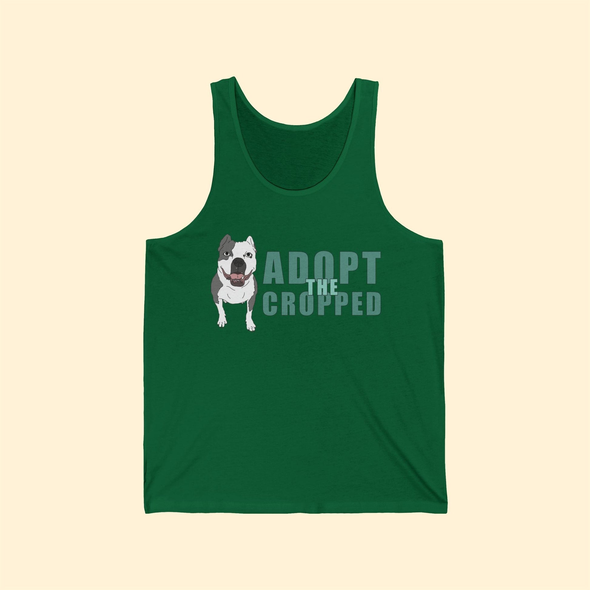 Adopt The Cropped | Unisex Jersey Tank - Detezi Designs - 25052703113103174770